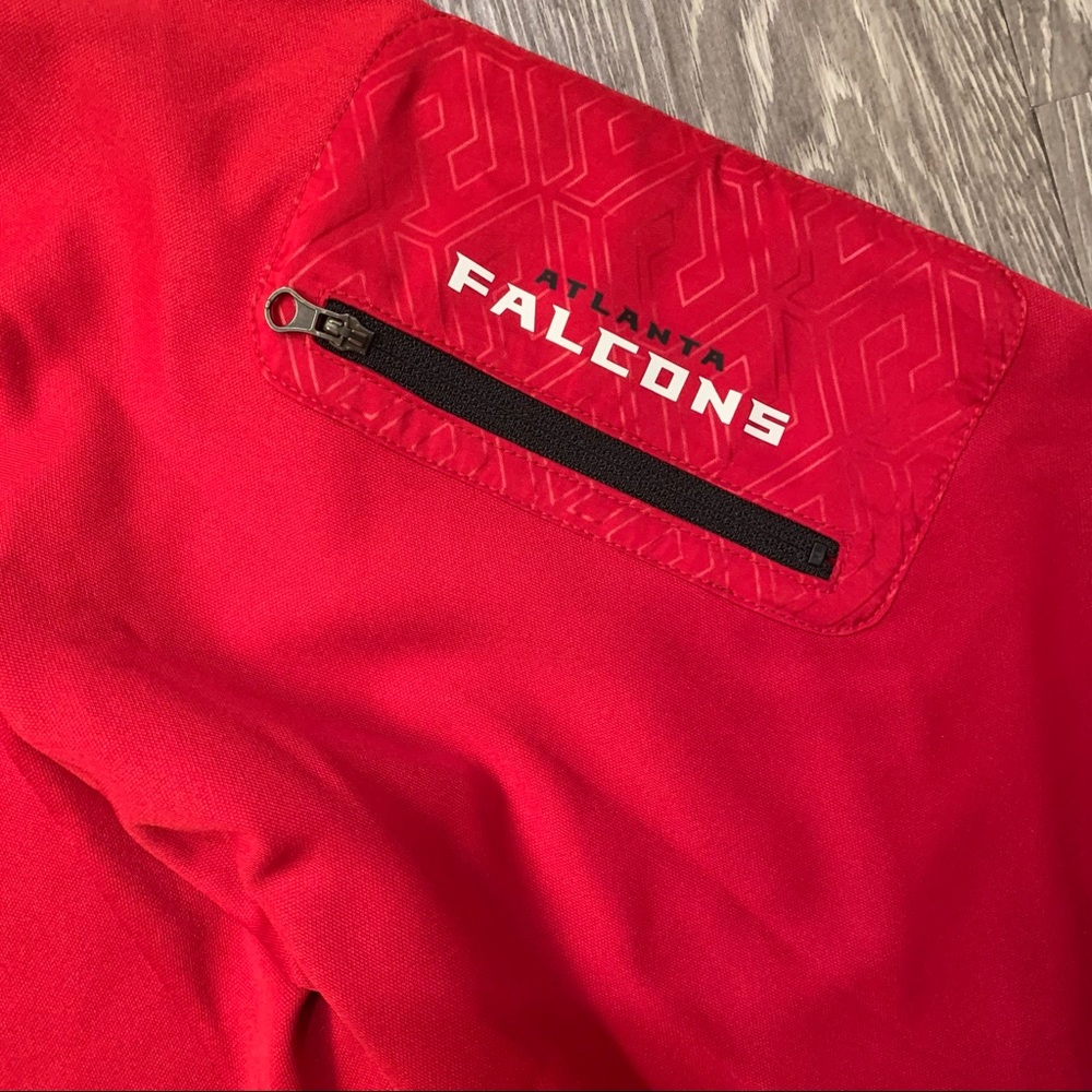 Atlanta Falcons NFL Majestic Therma Base Full-Zip Hoodie Men's Size 2XL - Picture 3 of 6
